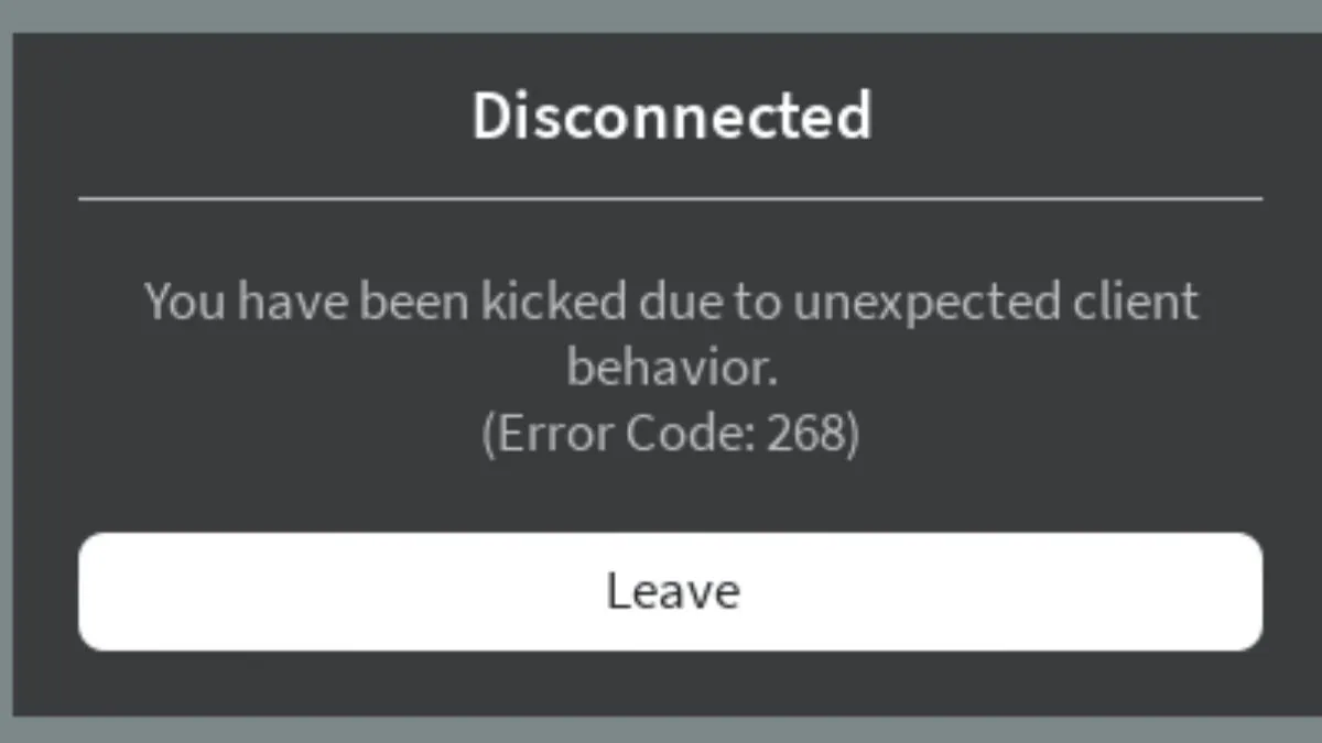 Unexpected Client Behavior Roblox
