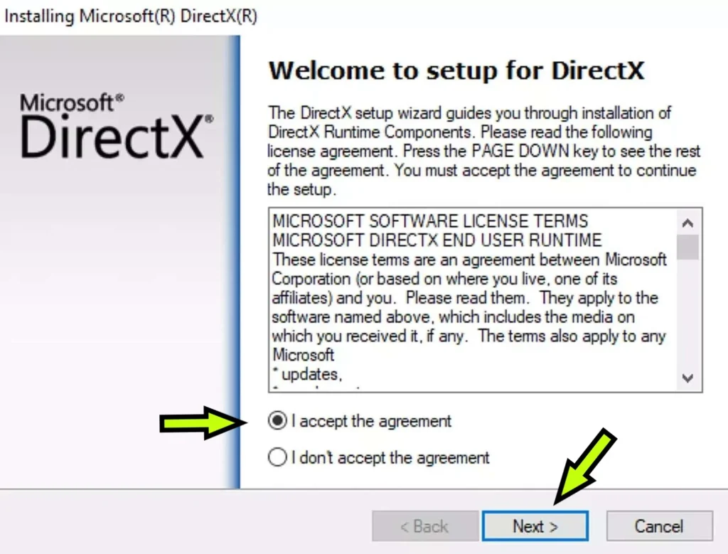 directx end user runtime