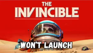 The Invincible won’t launching