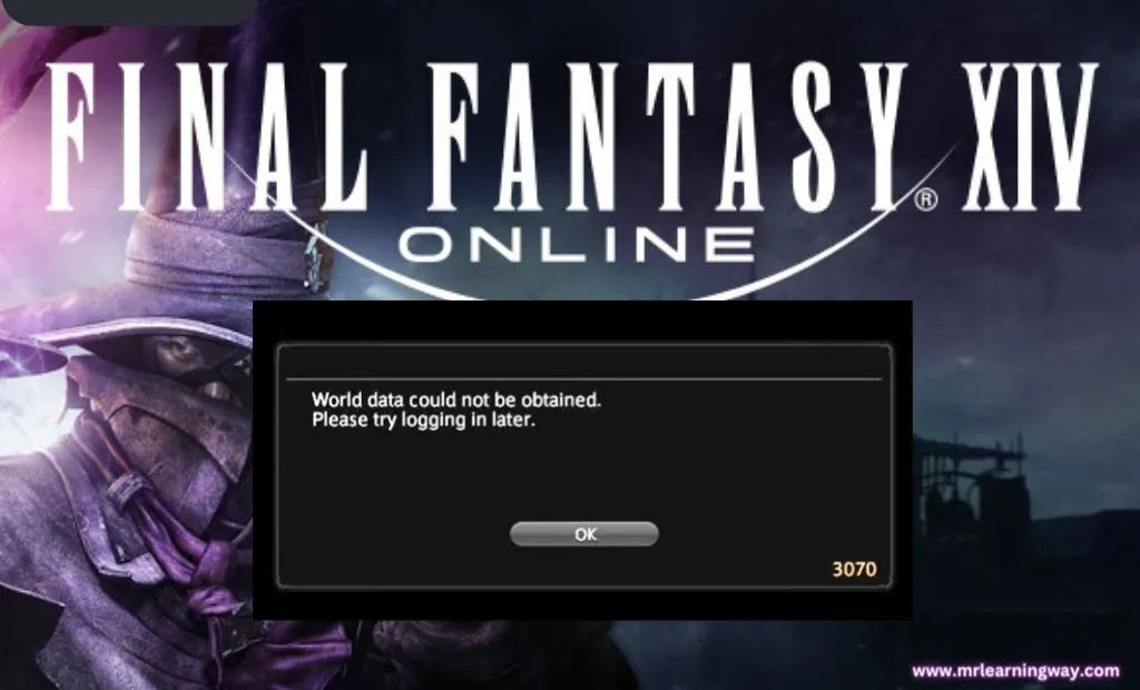 FFXIV Error 3070