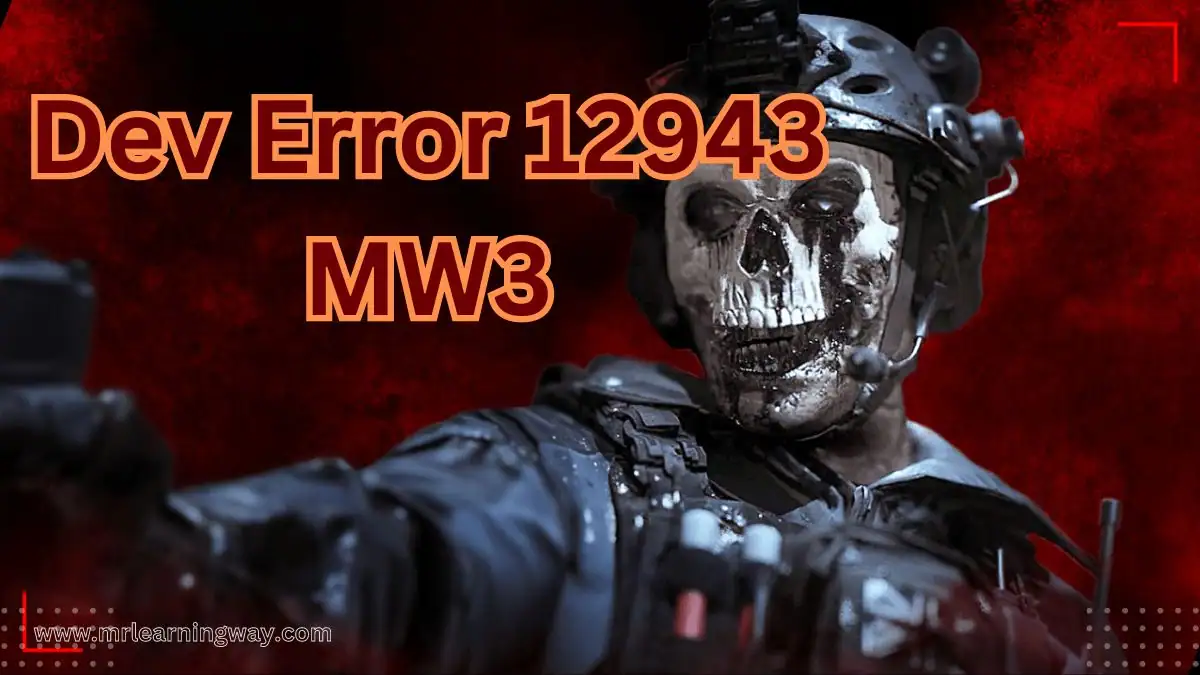 Dev Error 12943 MW3