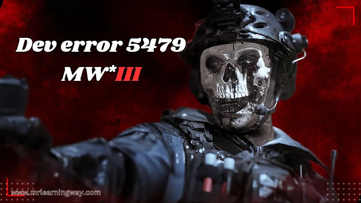 Dev error 5479 MW3