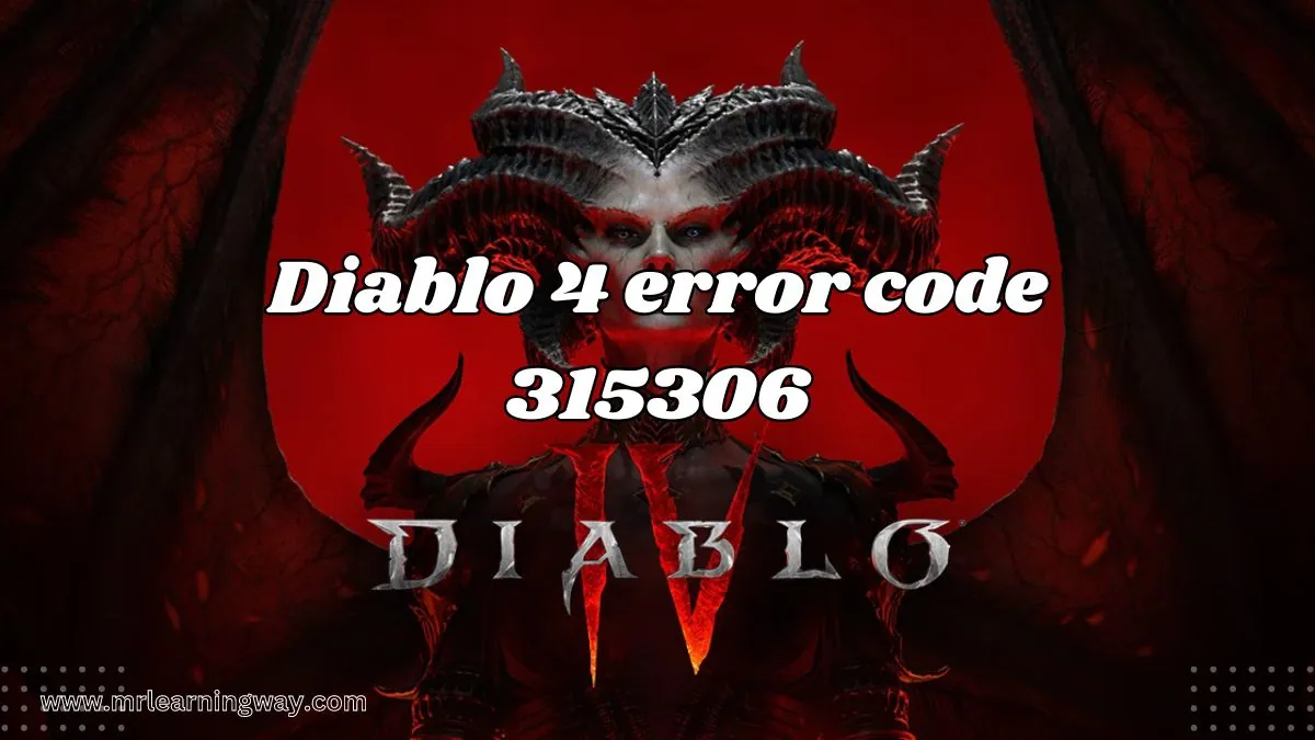 Diablo 4 error code 315306