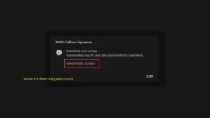 2 Method Fix Geforce Error Code 0x0003