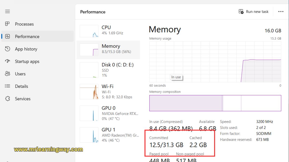 clear ram cache