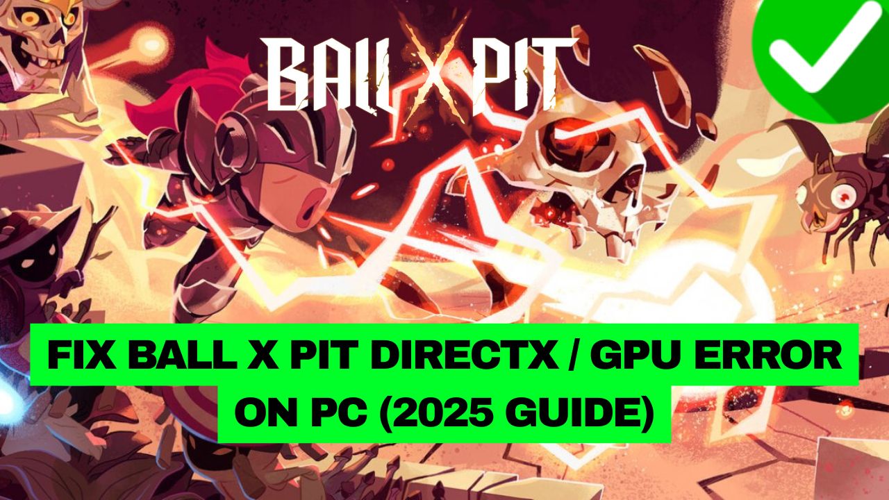 BALL x PIT DirectX Error