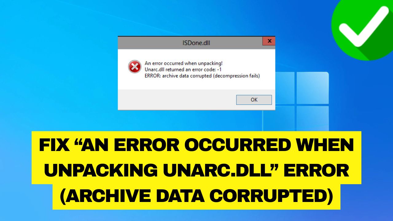 unarc.dll Error