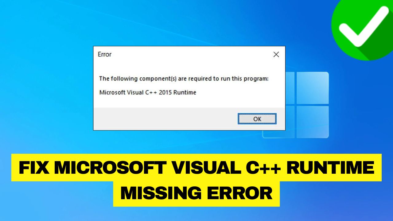 Visual C++ Runtime Missing