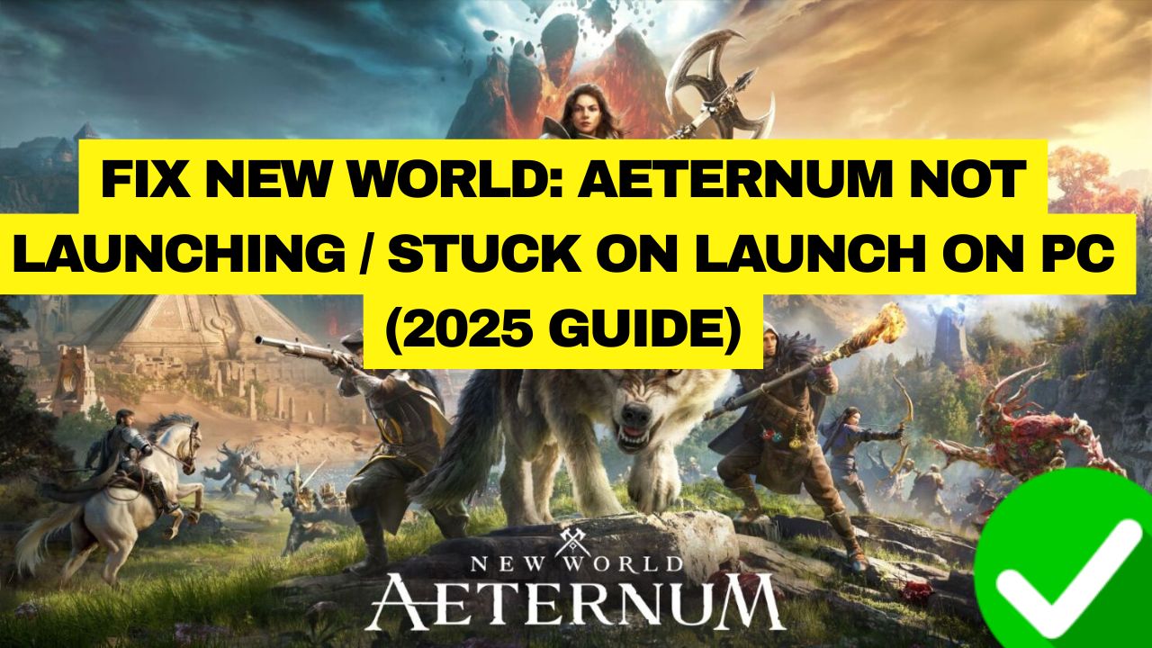 New World Aeternum Not Launching