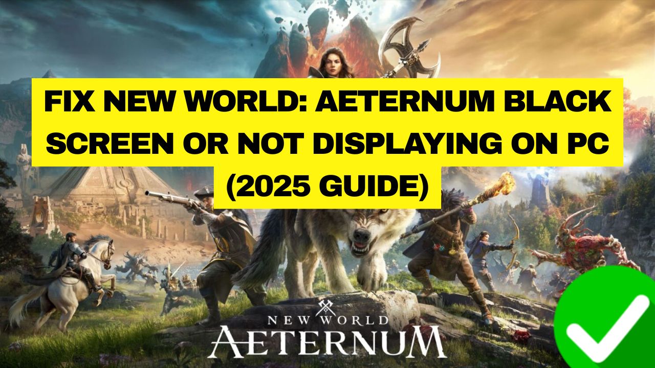 New World Aeternum Black Screen