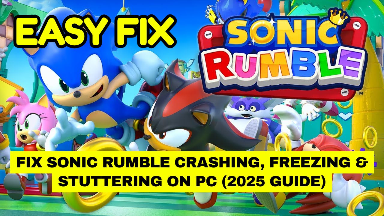 Sonic Rumble Crashing