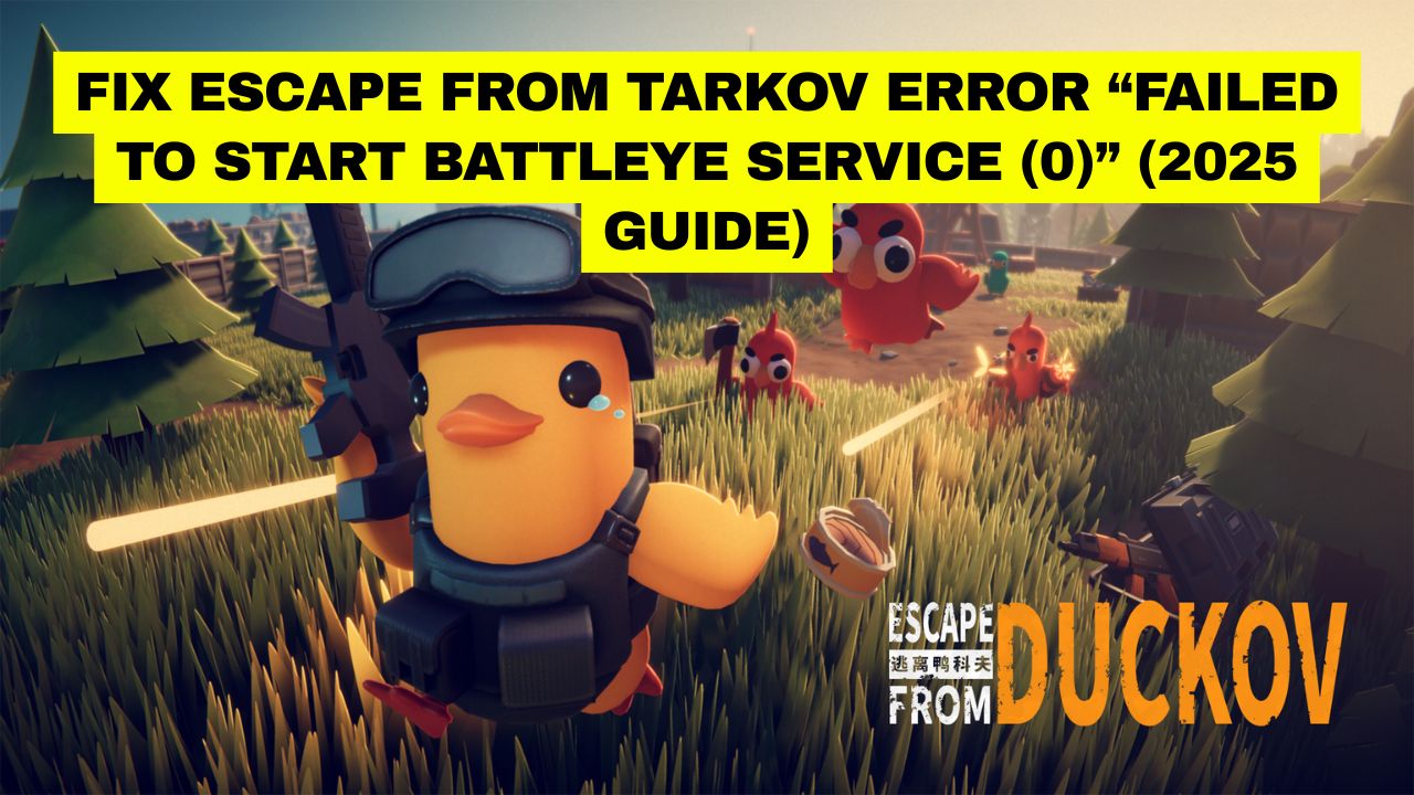 EFT BattlEye Service Error