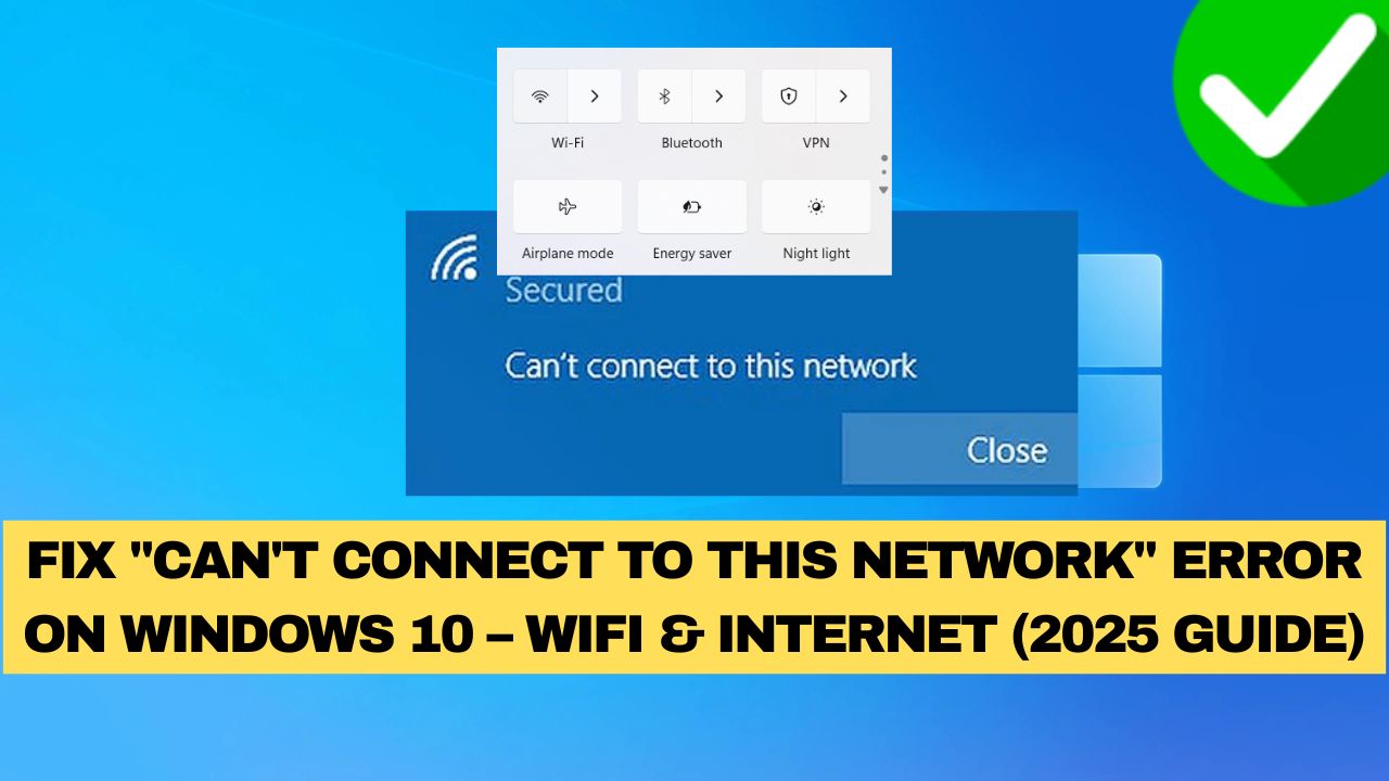 Can’t Connect Network Windows