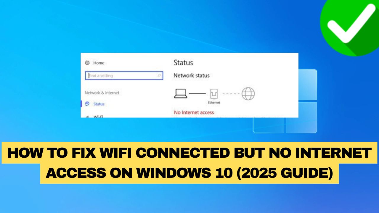WiFi No Internet Windows