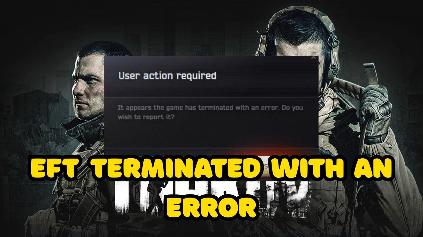 EFT terminated with an error