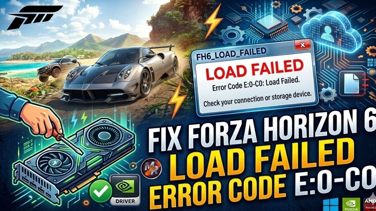 Fix Forza Horizon 6 Load Failed Error Code E:0-C0