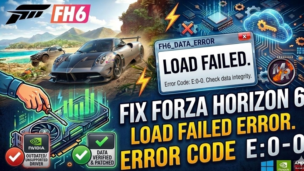 Fix Forza Horizon 6 Load Failed Error Code E:0-0