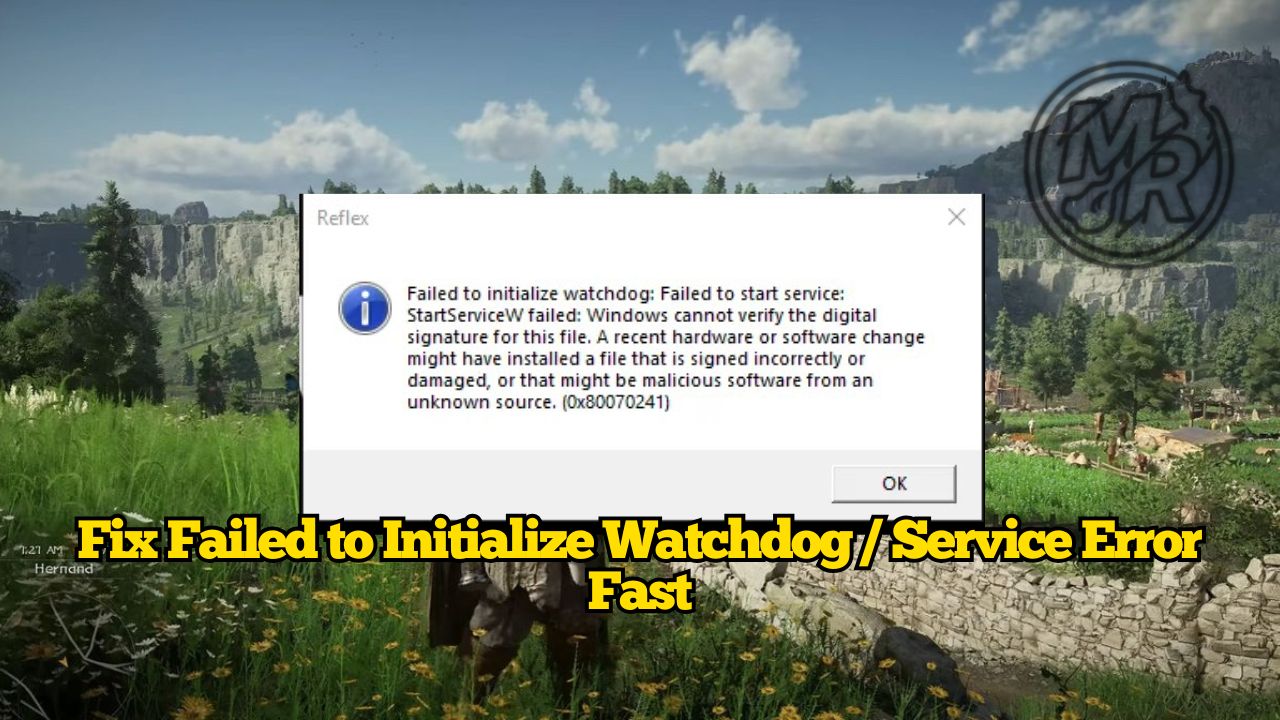 initialization failed for 'https: ' please check url ... Fix Failed to Initialize Watchdog / Service Error Fast
